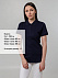 Рубашка поло женская Virma Stretch Lady, темно-синяя с логотипом в Балашихе заказать по выгодной цене в кибермаркете AvroraStore