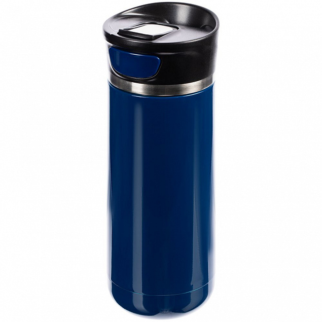 Термостакан Kilkee, синий с логотипом в Балашихе заказать по выгодной цене в кибермаркете AvroraStore