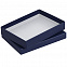 Коробка Slender, большая, синяя с логотипом в Балашихе заказать по выгодной цене в кибермаркете AvroraStore