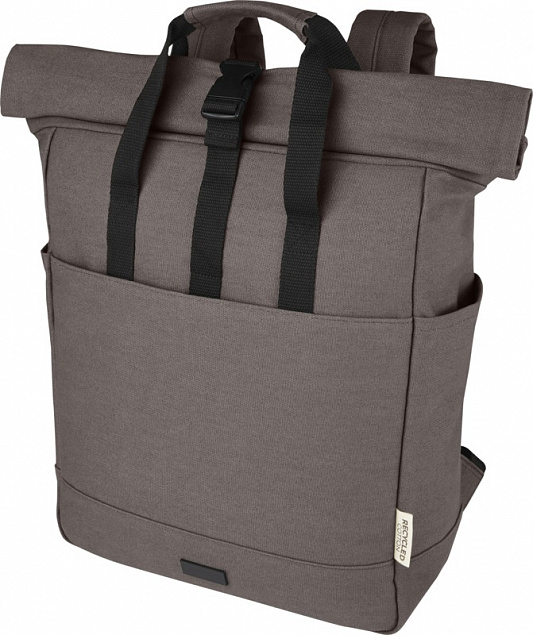 Рюкзак для 15-дюймового ноутбука Joey со сворачивающимся верхом с логотипом в Балашихе заказать по выгодной цене в кибермаркете AvroraStore