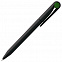 Ручка шариковая Prodir DS1 TMM Dot, черная с зеленым с логотипом в Балашихе заказать по выгодной цене в кибермаркете AvroraStore