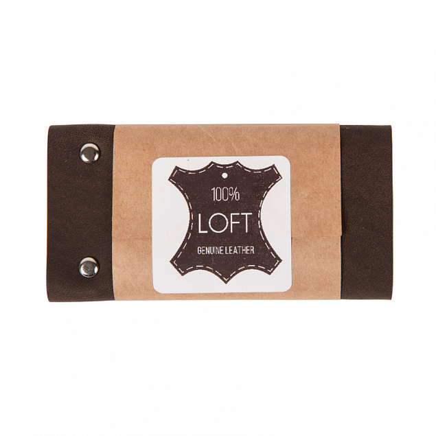 Ключница  кожаная, "LOFT" с логотипом в Балашихе заказать по выгодной цене в кибермаркете AvroraStore