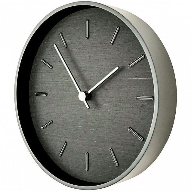 Часы настенные Beam, черное дерево с логотипом в Балашихе заказать по выгодной цене в кибермаркете AvroraStore