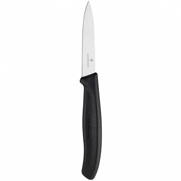 Набор ножей Victorinox Swiss Classic Paring, черный с логотипом в Балашихе заказать по выгодной цене в кибермаркете AvroraStore