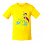 Футболка детская Roller Skates, желтая с логотипом в Балашихе заказать по выгодной цене в кибермаркете AvroraStore