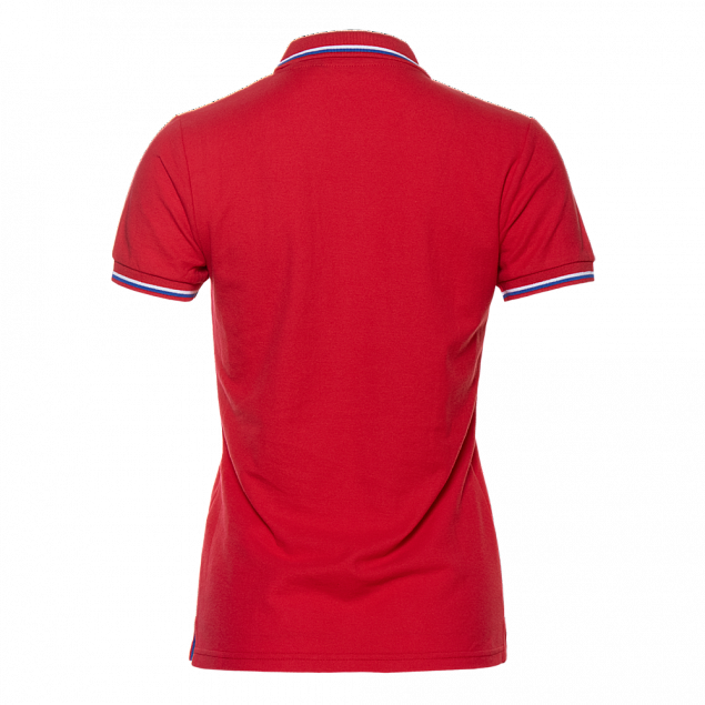 Рубашка поло StanRussianWomen Красный с логотипом в Балашихе заказать по выгодной цене в кибермаркете AvroraStore