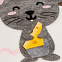 Мешок для подарков Noel, с мышкой с логотипом в Балашихе заказать по выгодной цене в кибермаркете AvroraStore
