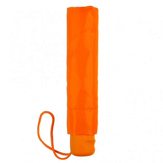 Зонт складной Basic, оранжевый с логотипом в Балашихе заказать по выгодной цене в кибермаркете AvroraStore