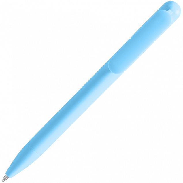 Ручка шариковая Prodir DS6S TMM, голубая с логотипом в Балашихе заказать по выгодной цене в кибермаркете AvroraStore