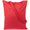 Холщовая сумка Basic 105, красная с логотипом в Балашихе заказать по выгодной цене в кибермаркете AvroraStore