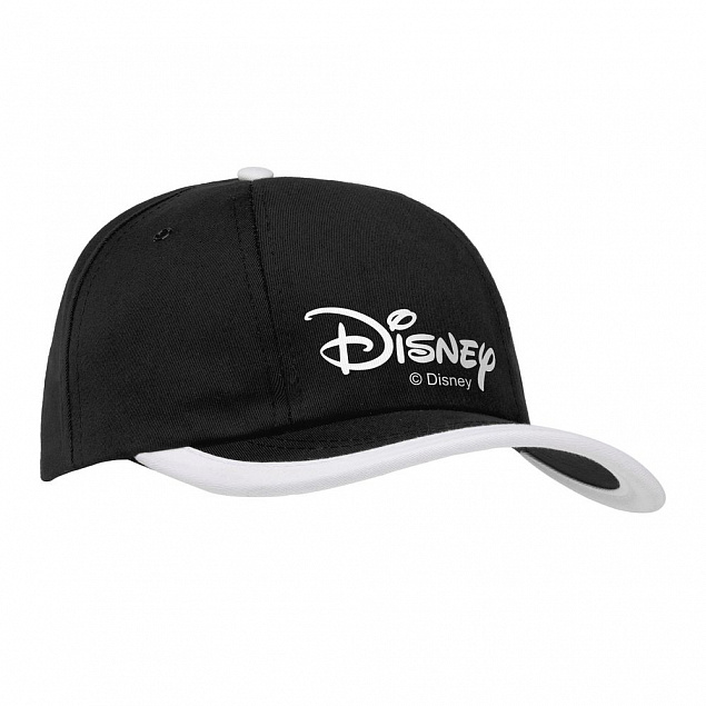Бейсболка Disney, черная с белым с логотипом в Балашихе заказать по выгодной цене в кибермаркете AvroraStore