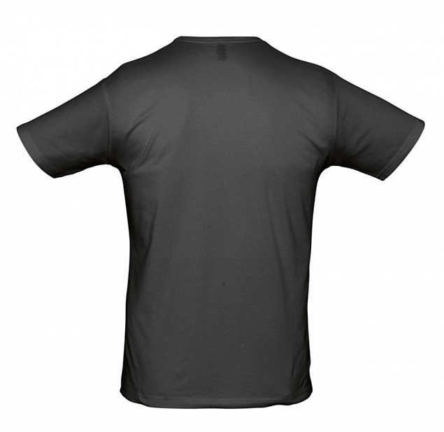 Футболка стретч мужская MILANO 190 черная с логотипом в Балашихе заказать по выгодной цене в кибермаркете AvroraStore