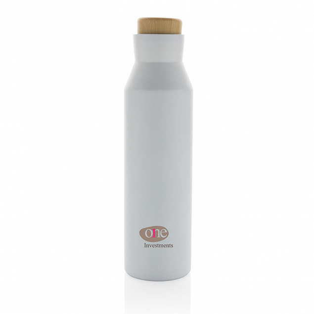 Вакуумная бутылка Gaia из переработанной нержавеющей стали RCS, 600 мл с логотипом в Балашихе заказать по выгодной цене в кибермаркете AvroraStore
