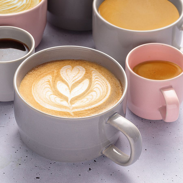 Чашка для эспрессо Cafe Concept, розовая с логотипом в Балашихе заказать по выгодной цене в кибермаркете AvroraStore