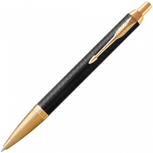 Ручка шариковая Parker IM Premium Black/Gold GT с логотипом в Балашихе заказать по выгодной цене в кибермаркете AvroraStore