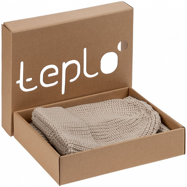 Коробка Teplo, малая, крафт с логотипом в Балашихе заказать по выгодной цене в кибермаркете AvroraStore