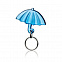 Брелок Rainy, синий с логотипом в Балашихе заказать по выгодной цене в кибермаркете AvroraStore