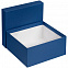 Коробка Satin, большая, синяя с логотипом в Балашихе заказать по выгодной цене в кибермаркете AvroraStore