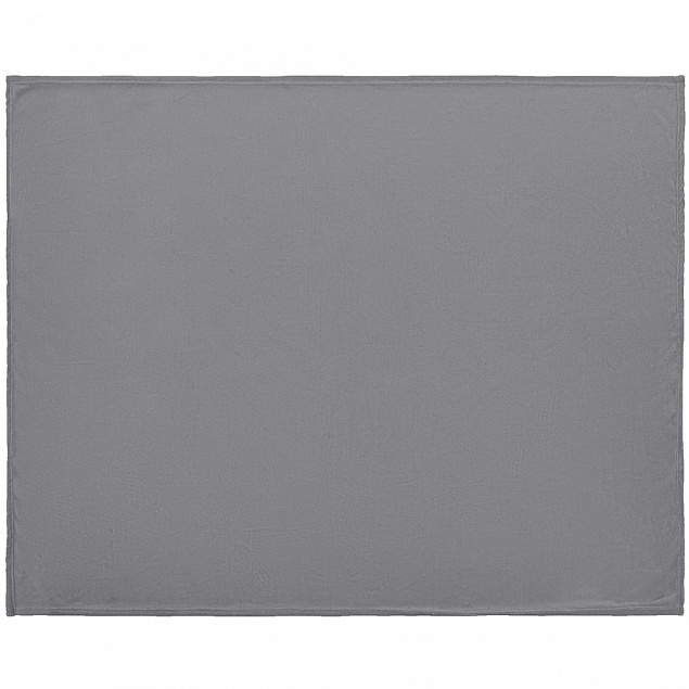 Плед Plush, серый с логотипом в Балашихе заказать по выгодной цене в кибермаркете AvroraStore