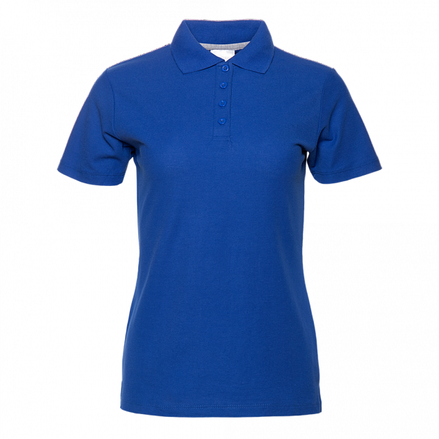 Рубашка поло Рубашка женская 04WL Синий с логотипом в Балашихе заказать по выгодной цене в кибермаркете AvroraStore