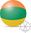 Мяч надувной пляжный с логотипом в Балашихе заказать по выгодной цене в кибермаркете AvroraStore