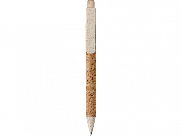 Ручка из пробки и переработанной пшеницы шариковая «Mira» с логотипом в Балашихе заказать по выгодной цене в кибермаркете AvroraStore