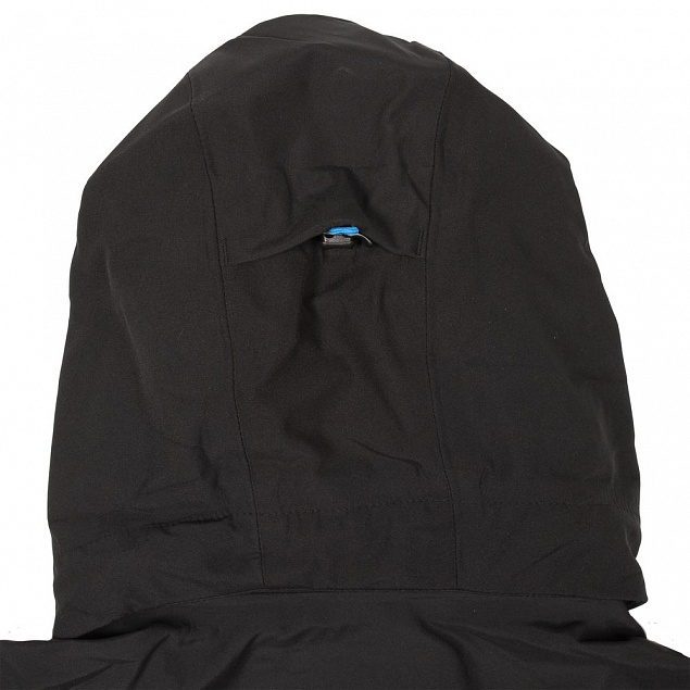 Куртка софтшелл женская Patrol, черная с синим с логотипом в Балашихе заказать по выгодной цене в кибермаркете AvroraStore