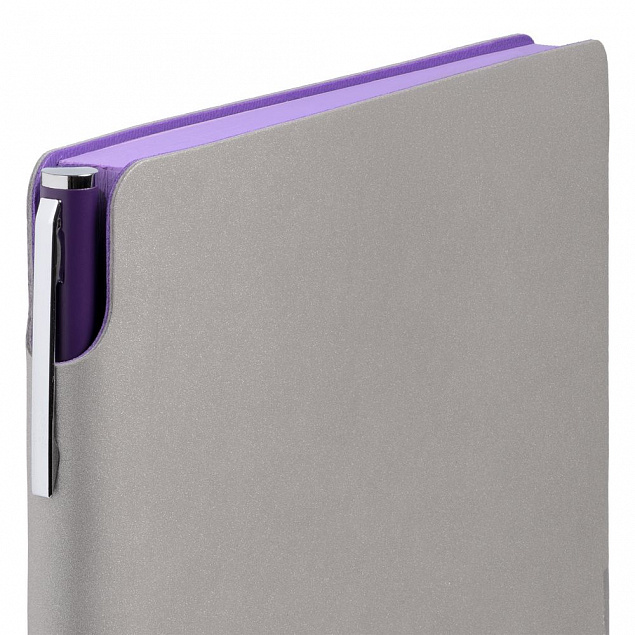Набор Flexpen, серебристо-фиолетовый с логотипом в Балашихе заказать по выгодной цене в кибермаркете AvroraStore