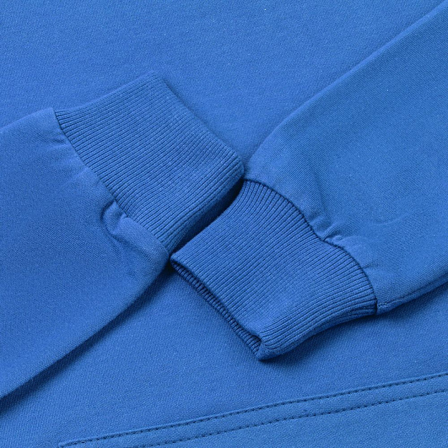 Толстовка с капюшоном Unit Kirenga, ярко-синяя с логотипом в Балашихе заказать по выгодной цене в кибермаркете AvroraStore