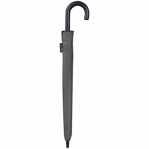 Зонт-трость Ella, серый с логотипом в Балашихе заказать по выгодной цене в кибермаркете AvroraStore
