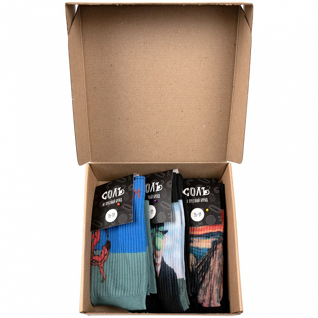 Набор носков «Современное носкусство» с логотипом в Балашихе заказать по выгодной цене в кибермаркете AvroraStore