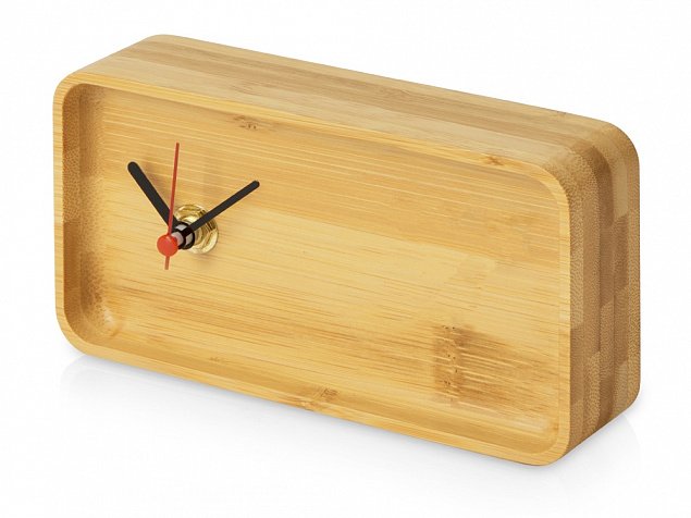 Часы из бамбука «Squarium» с логотипом в Балашихе заказать по выгодной цене в кибермаркете AvroraStore