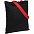 Холщовая сумка BrighTone, черная с белыми ручками с логотипом в Балашихе заказать по выгодной цене в кибермаркете AvroraStore