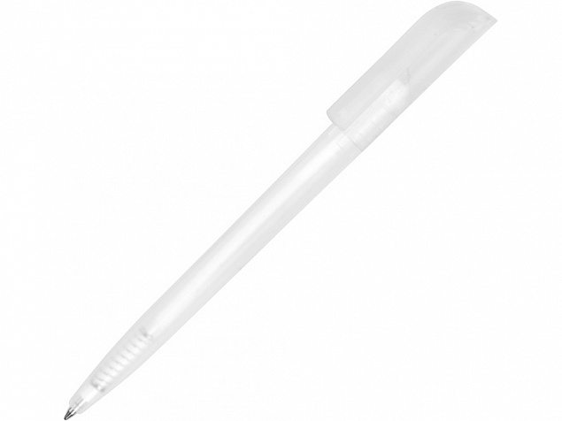 Ручка шариковая Миллениум фрост белая с логотипом в Балашихе заказать по выгодной цене в кибермаркете AvroraStore
