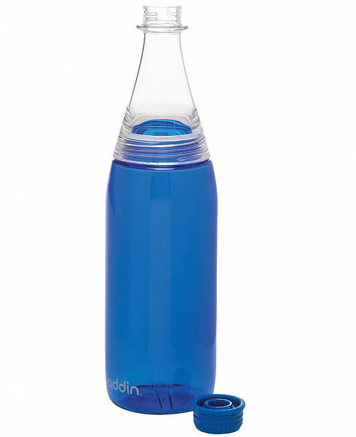 Бутылка для воды Fresco, голубая с логотипом в Балашихе заказать по выгодной цене в кибермаркете AvroraStore