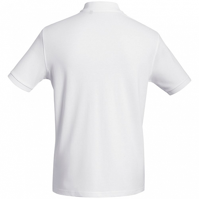 Рубашка поло мужская Inspire белая с логотипом в Балашихе заказать по выгодной цене в кибермаркете AvroraStore
