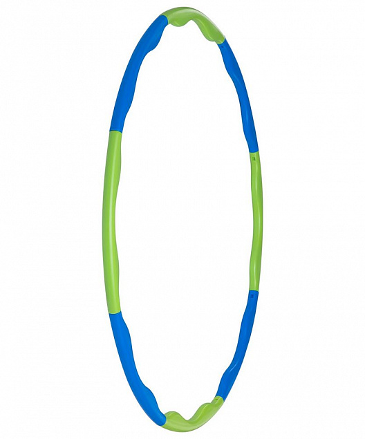 Обруч массажный Hula Hoop, сине-зеленый с логотипом в Балашихе заказать по выгодной цене в кибермаркете AvroraStore
