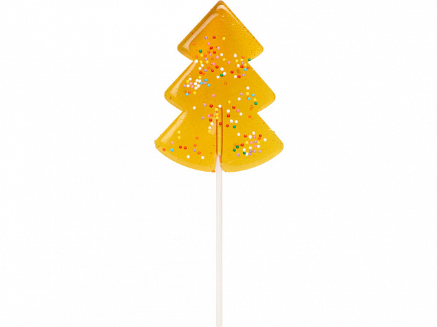 Карамель леденцовая на сахаре Елочка нарядная, 50г, желтый с логотипом в Балашихе заказать по выгодной цене в кибермаркете AvroraStore