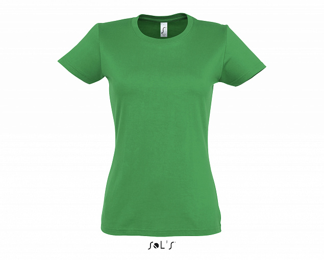 Фуфайка (футболка) IMPERIAL женская,Ярко-зелёный 3XL с логотипом в Балашихе заказать по выгодной цене в кибермаркете AvroraStore
