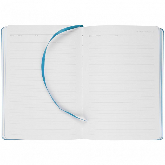 Ежедневник Cortado, недатированный, голубой с логотипом в Балашихе заказать по выгодной цене в кибермаркете AvroraStore