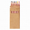 агаНабор цветных карандашей мини TINY,6 цветов с логотипом в Балашихе заказать по выгодной цене в кибермаркете AvroraStore