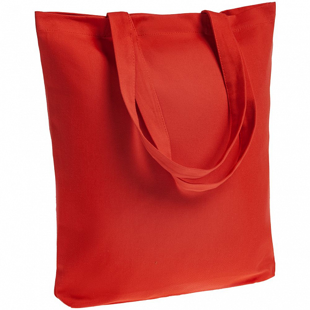Холщовая сумка Avoska, красная с логотипом в Балашихе заказать по выгодной цене в кибермаркете AvroraStore
