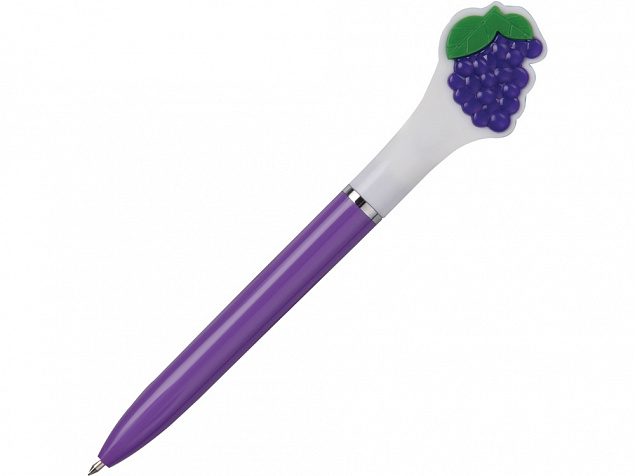 Ручка шариковая  Виноград, фиолетовый с логотипом в Балашихе заказать по выгодной цене в кибермаркете AvroraStore