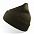 Шапка вязаная  двойная "Wind", с отворотом_черный,100% акрил  с логотипом в Балашихе заказать по выгодной цене в кибермаркете AvroraStore