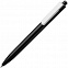 Ручка шариковая Rush, черная с логотипом в Балашихе заказать по выгодной цене в кибермаркете AvroraStore