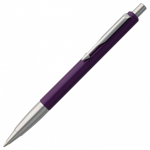 Ручка шариковая Parker Vector Standard K01, фиолетовая с логотипом в Балашихе заказать по выгодной цене в кибермаркете AvroraStore