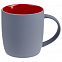 Кружка Surprise Touch c покрытием софт-тач, красная с голубым с логотипом в Балашихе заказать по выгодной цене в кибермаркете AvroraStore