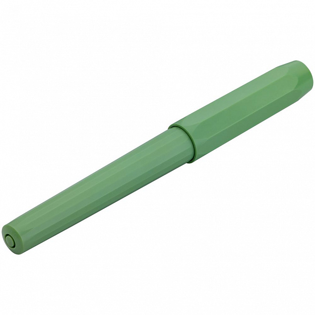 Ручка перьевая Perkeo, зеленая с логотипом в Балашихе заказать по выгодной цене в кибермаркете AvroraStore