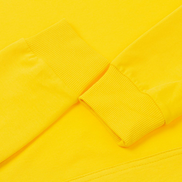 Толстовка с капюшоном Unit Kirenga, желтая с логотипом в Балашихе заказать по выгодной цене в кибермаркете AvroraStore