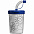 Бутылка-раскраска детская «Передвижник», синяя с логотипом в Балашихе заказать по выгодной цене в кибермаркете AvroraStore